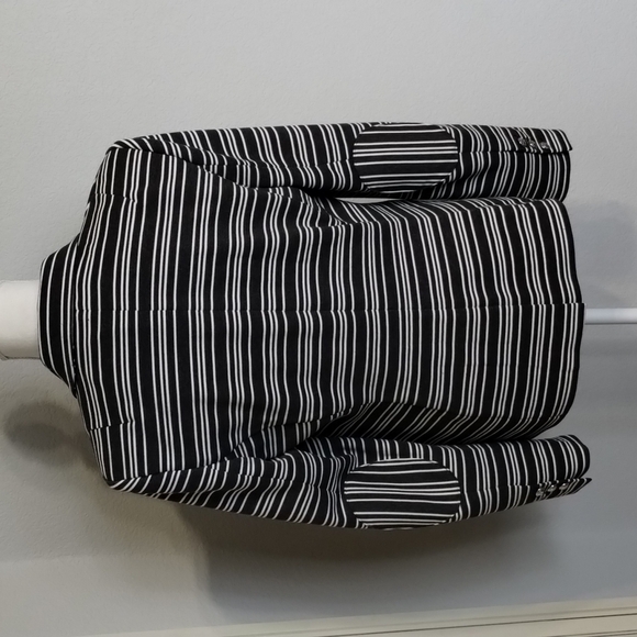 Tommy Hilfiger Blazer Size 10 Black White Stripe NWT - Picture 8 of 12